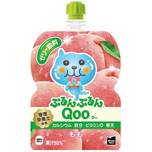 ミニッツメイド ぷるんぷるんQoo もも（125g）