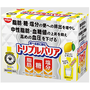 【新品未使用】日清食品 トリプルバリア レモン味 60包