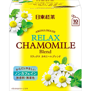 軽 日東紅茶 アロマハウス リラックス カモミール １０袋 E健康ショップ