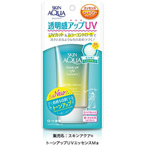 スキンアクア　トーンアップ　UVエッセンス　ミントグリーン（80g）