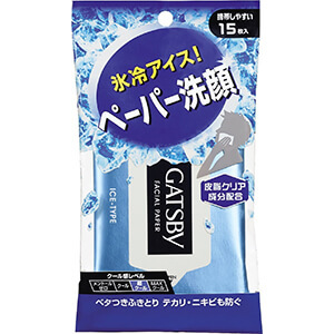 ギャツビー ｇａｔｓｂｙ フェイシャルペーパー アイスタイプ １５枚 E健康ショップ