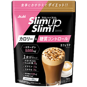 軽 スリムアップスリム シェイクカフェラテ ３６０ｇ E健康ショップ