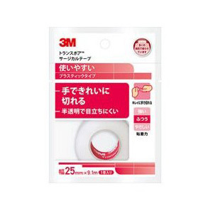 ３Ｍ トランスポア サージカルテープ プラスティック（半透明
