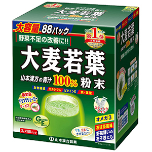 軽】大麦若葉粉末１００％（３ｇ×８８包入） | e健康ショップ