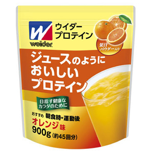ジュースのようにおいしいプロテイン　オレンジ（９００ｇ）