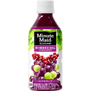 軽 ミニッツメイド カシスグレープ ｐｅｔ ３５０ｍｌ E健康ショップ