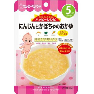 ハッピーレシピ　にんじんとかぼちゃのおかゆ（８０ｇ）