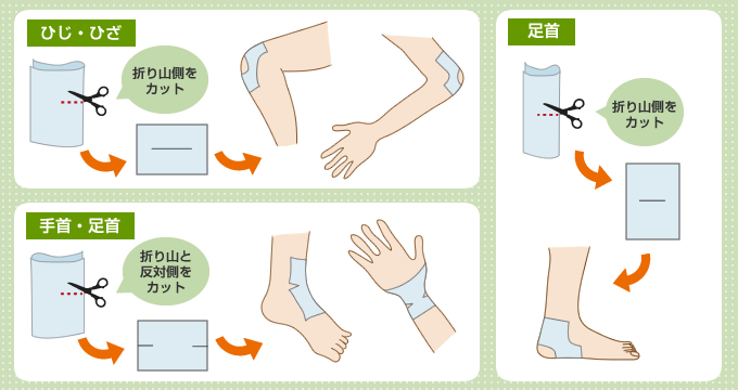 サロン パス 貼り 方