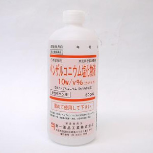 ベンザルコニウム塩化物液１０％（カネイチ）　５００ｍＬ