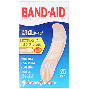 バンドエイド 肌色タイプ スタンダードサイズ(25枚入)印刷ページ