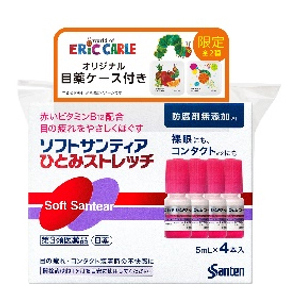 ソフトサンティア ひとみストレッチ ケース付き ５ｍＬ×４本