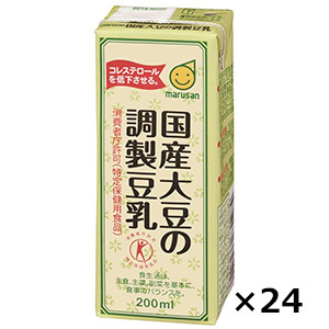 国産大豆の調整豆乳（200mL×24本）
