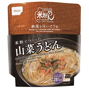 米粉でつくった山菜うどん（71.5g）