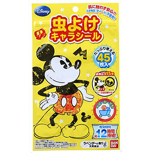 虫よけキャラシール　ディズニー（４５枚）