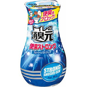 トイレの消臭元 便臭ストロング フレッシュEXクリア（400mL）