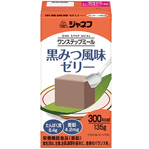 ジャネフ ワンステップミール 黒みつ風味ゼリー（135g）