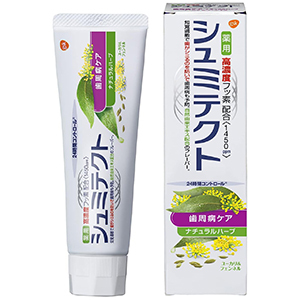 薬用シュミテクト 歯周病ケア ナチュラルハーブ ユーカリ フェンネル 1450ppm 90g 印刷ページ E健康ショップ