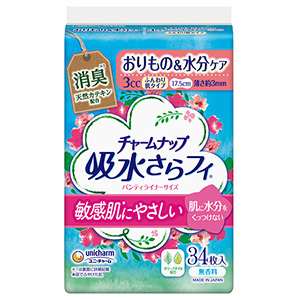 チャームナップ ふんわり肌 おりもの＆水分ケア（34枚）