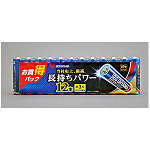 乾電池　BIGCAPA PRIME　単3形12本パック　LR6BP/12P(12本)