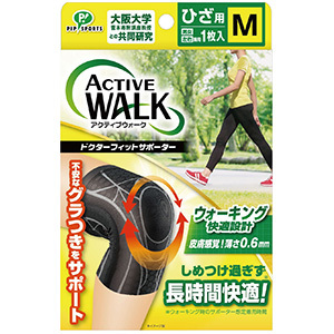 アクティブウォーク　ドクターフィットサポーター　ひざ　Ｍ