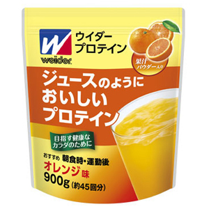 ジュースのようにおいしいプロテイン　オレンジ（９００ｇ）