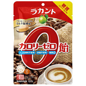ラカント カロリーゼロ飴 ミルク珈琲味（60g）